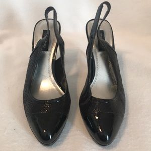 Black Patent Pumps White House Black Market 6.5